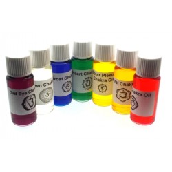 Full set of Seven 10ml Chakra Oils